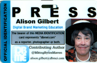 Alison Gilbert's DBME press pass